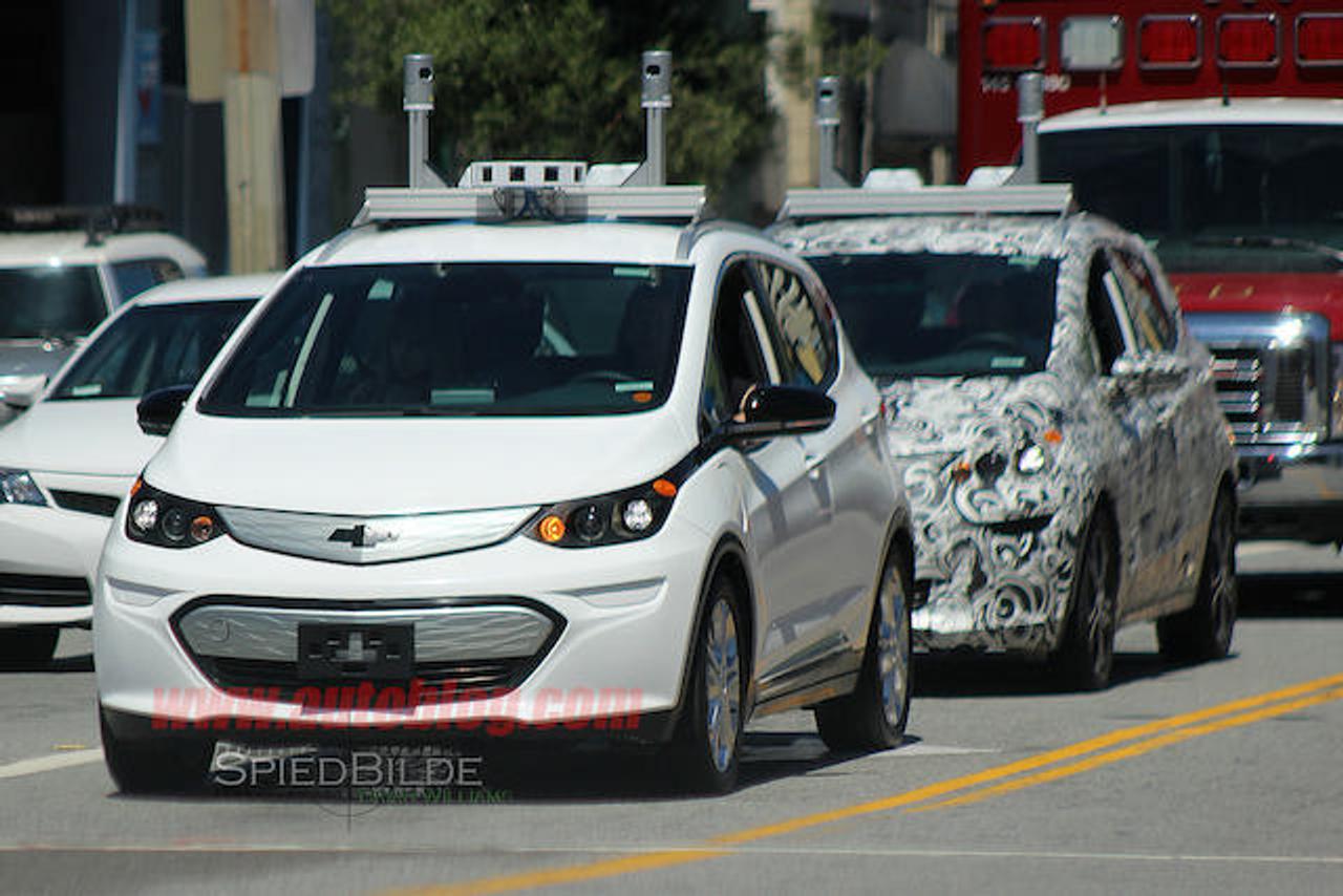 GMの電気自動車シボレー・ボルト、サンフランシスコで自動運転テストが目撃される