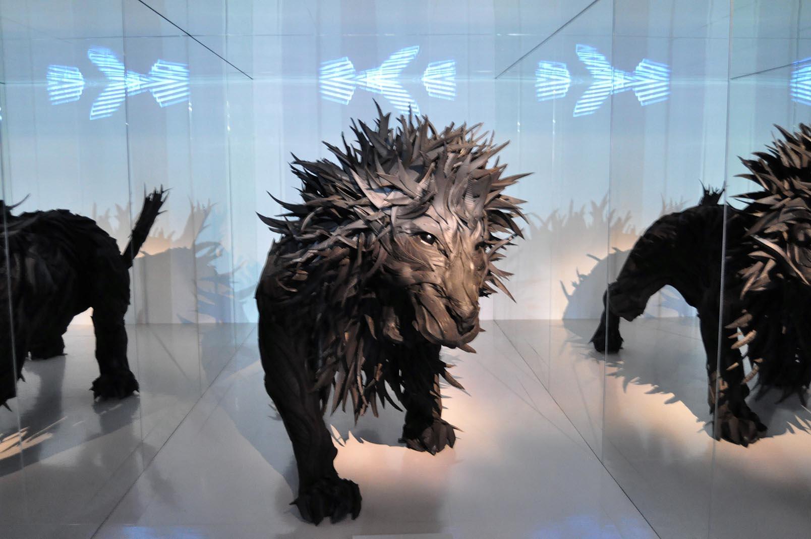 TDWに現れた漆黒のライオン。タイヤ＋アートはカッコ良かった #TDW2015