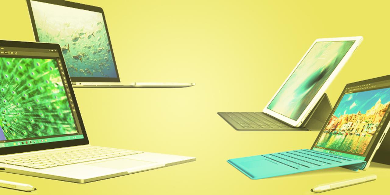 マイクロソフトのSurface BookとアップルのMacBook Proの徹底スペック比較
