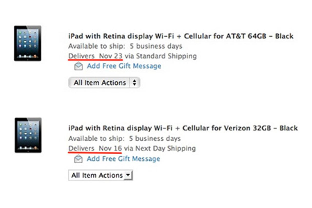 【噂】iPad mini Cellularモデル、アメリカでは11月16日発売か？