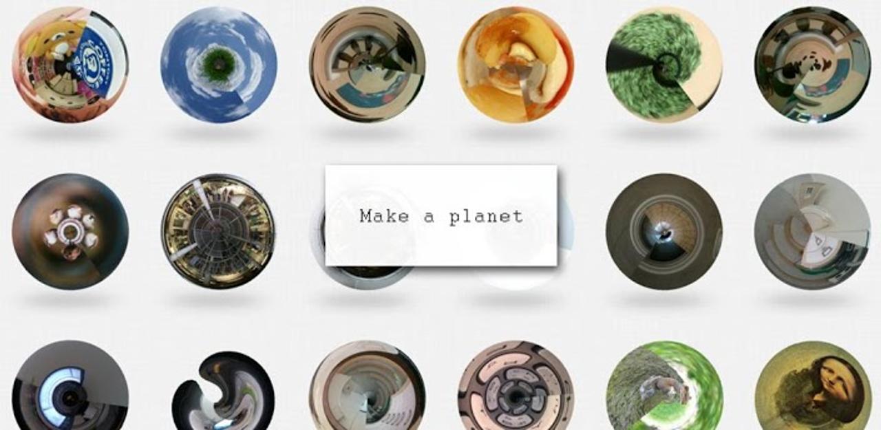 なんだかとってもアーティスティック！ 撮った写真を惑星みたいにまーるくするAndroidアプリ｢プラネットカメラ｣