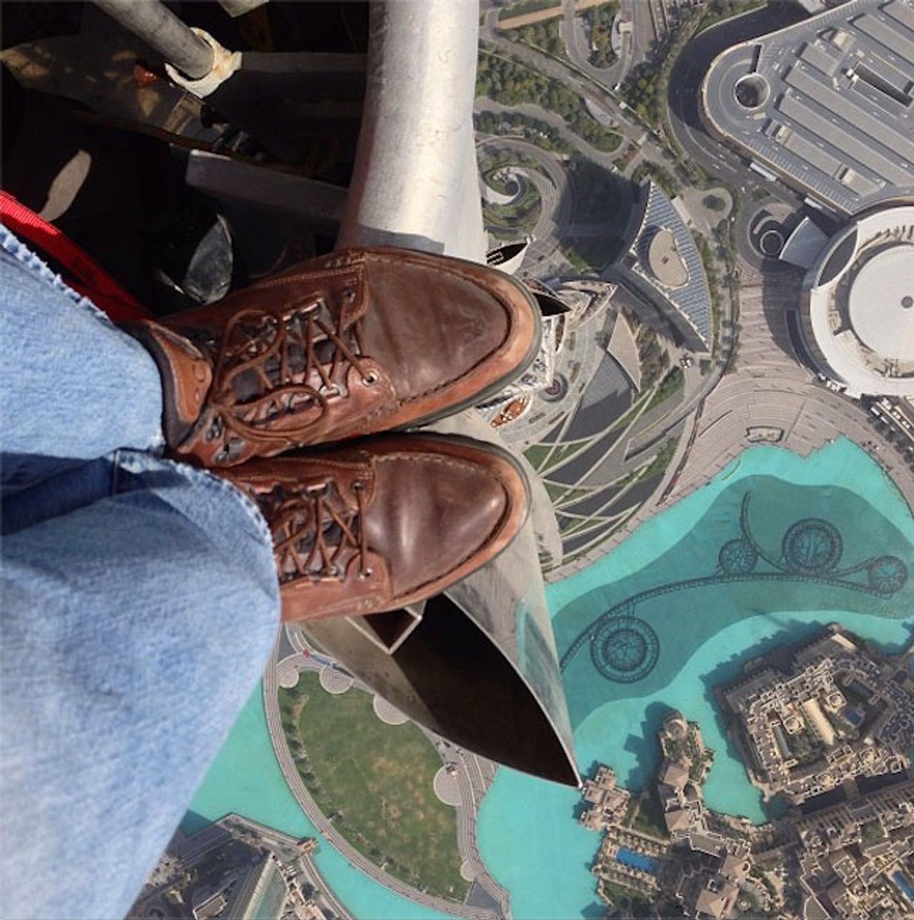 高所恐怖症の人観覧注意、世界1高い高層ビル｢ブルジュ・ハリファ｣からInstagramで撮影した写真が話題に