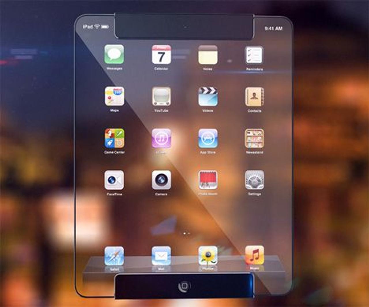 透明なiPadのコンセプト画像。こんな未来はやってくるのか？