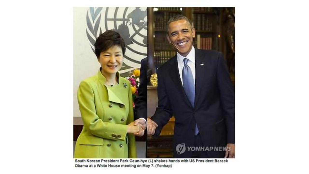 韓国 朴大統領とオバマ大統領が握手 Photoshopでした ギズモード ジャパン