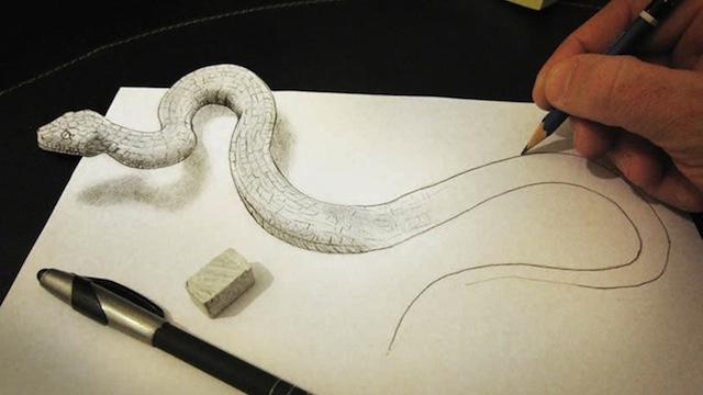 これを鉛筆で描いただって？ 三度見しても信じられない立体絵画 | ギズモード・ジャパン