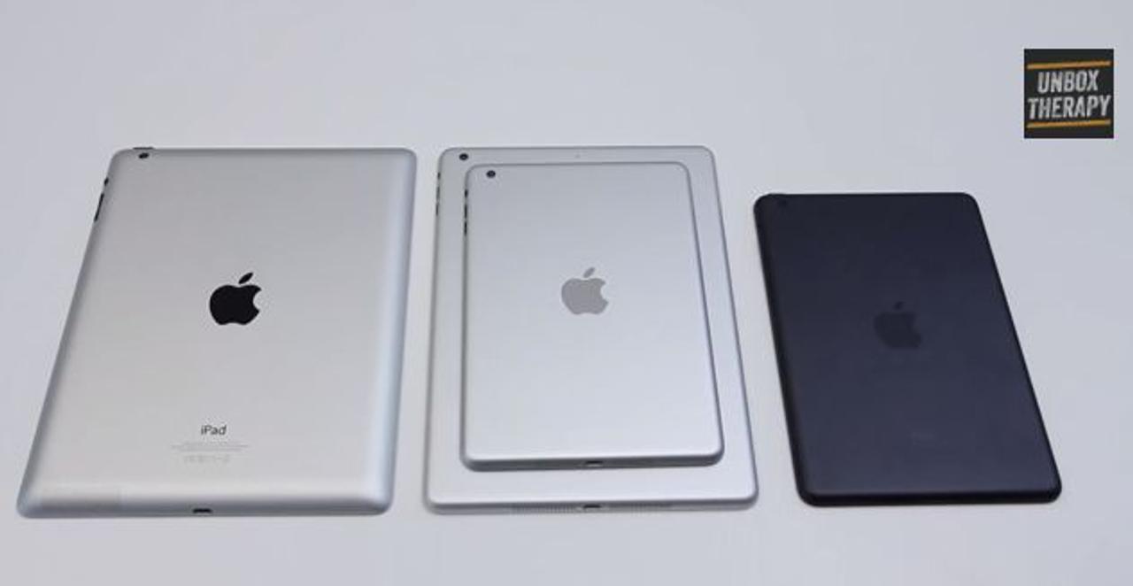 サイズ以外は瓜二つ！ 新型iPadと新型iPad miniの外装の比較動画が登場