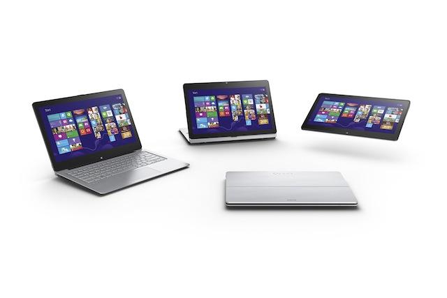 IFA2013 ］変形したよ！ ソニー、マルチフリップ型ノートPC｢VAIO Fit