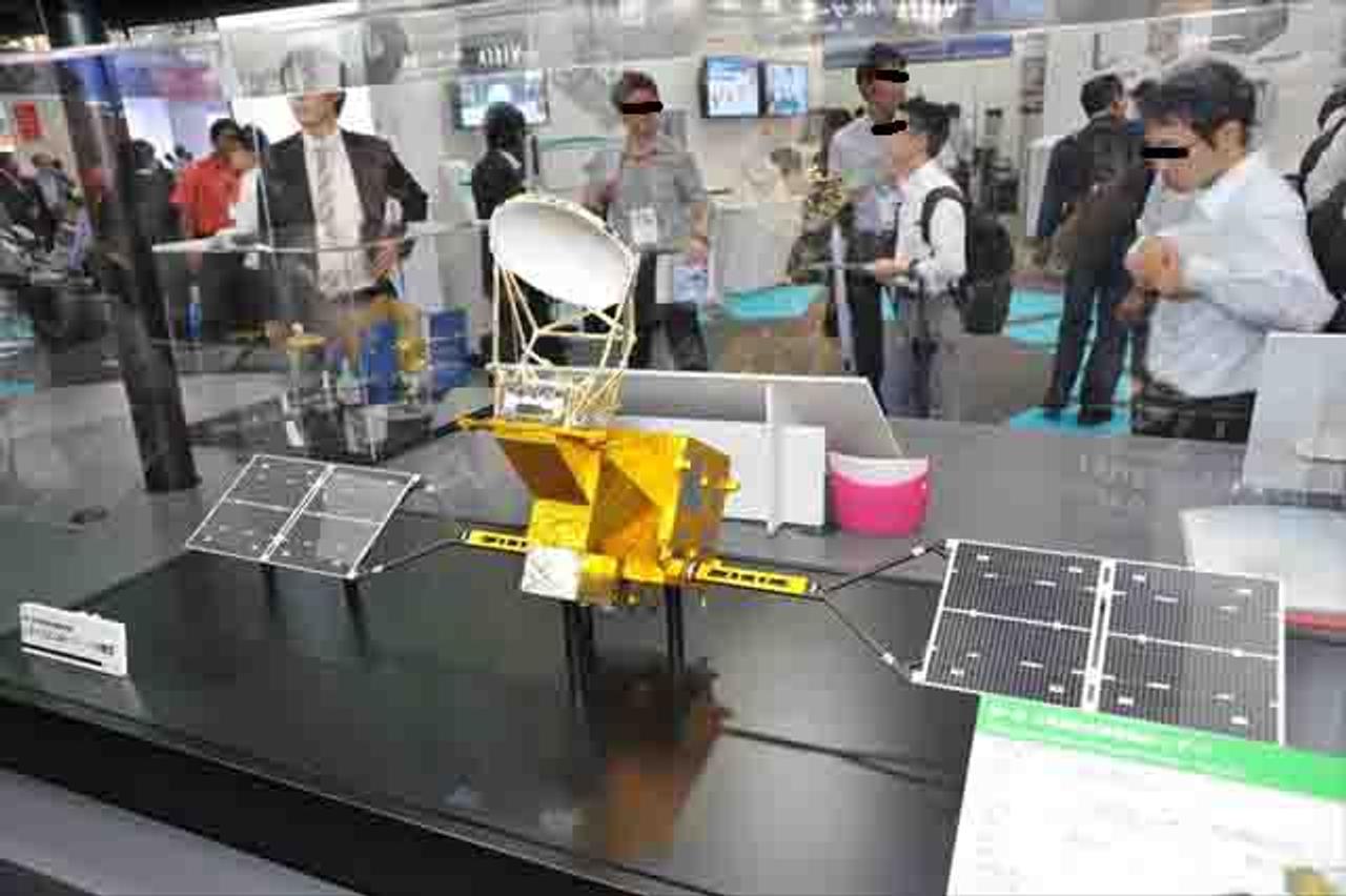 【 #CEATEC 】人工衛星の社内一貫生産を目指すNEC