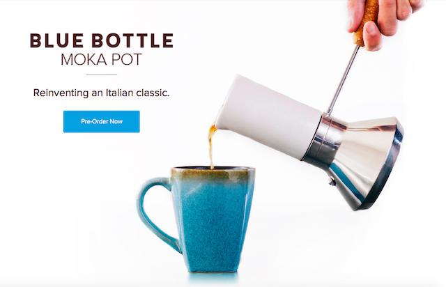 Blue bottle cheap moka pot