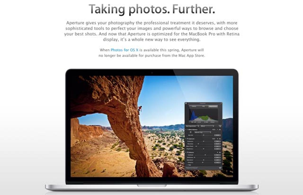 Aperture終了へ、OS X版Photosアプリ登場でお役御免
