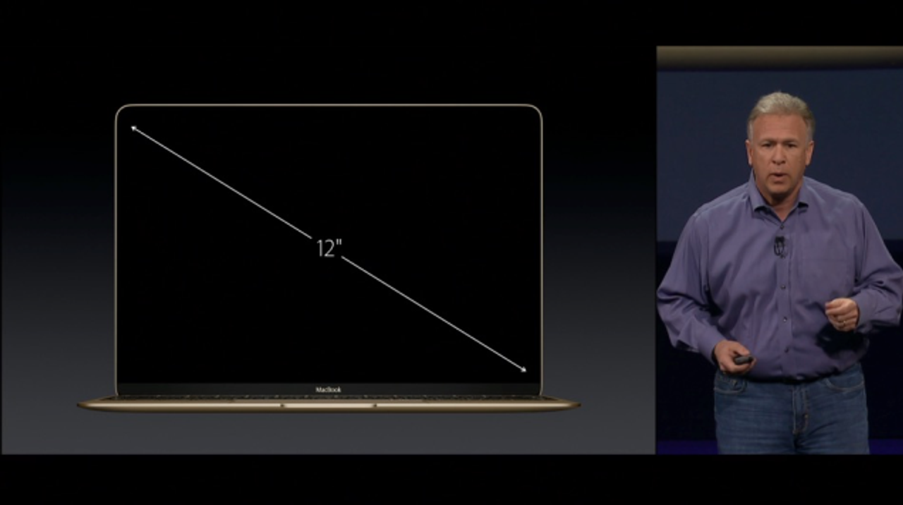 新MacBookのスクリーンは12インチのRetinaディスプレイ #AppleLive