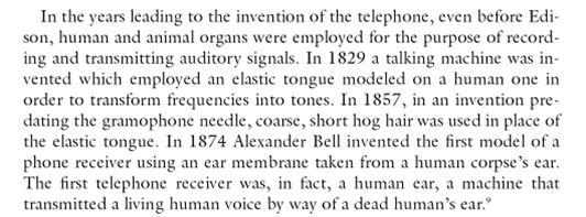 ベルの受話器は人間の耳だった | ギズモード・ジャパン