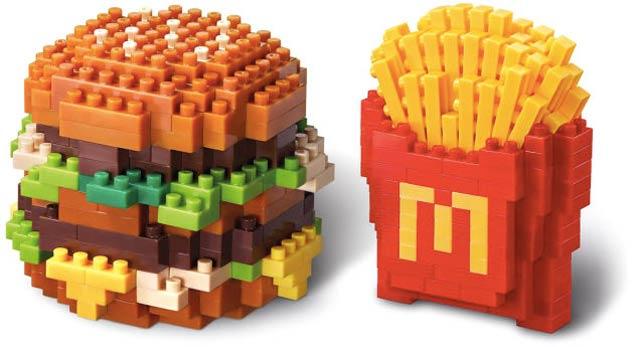 香港マクドナルド限定、ナノブロックのビッグマックやポテトが