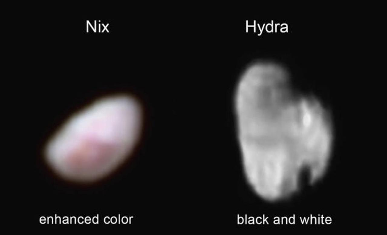 ニックスとハイドラは冥王星の小さな２つの月