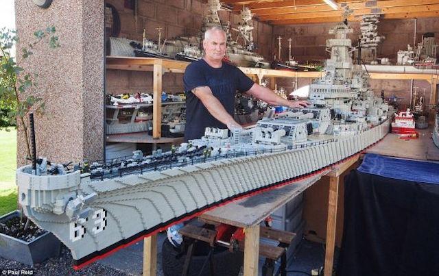 レゴで約7mの戦艦ミズーリを作ったおじさんがかっこいい | ギズモード