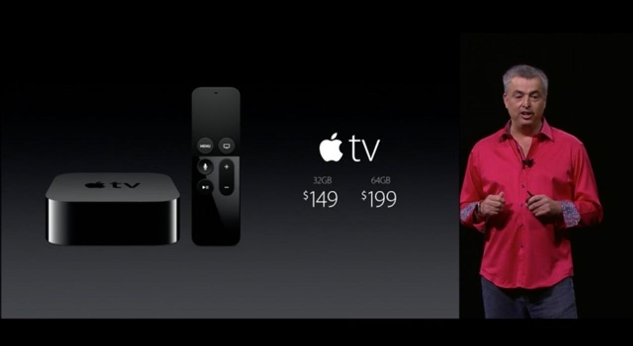 新Apple TV発表：10月末発売、約1万8000円から