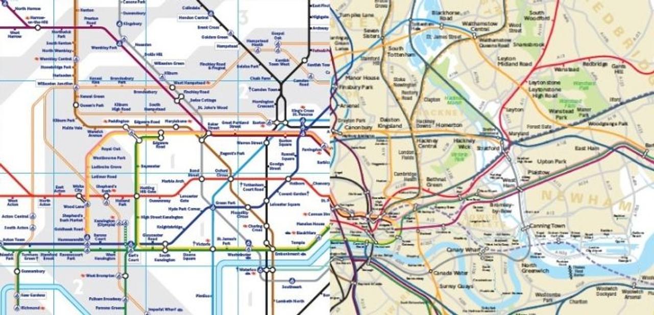80年も迷子を量産してきたロンドン地下鉄、隠されていた正確な地図を公開