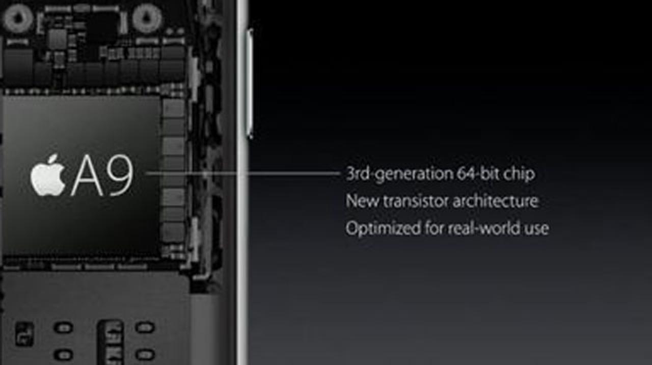 iPhone 6sには新世代チップ｢A9｣64bitプロセッサが搭載。これまでの70％速くなる！