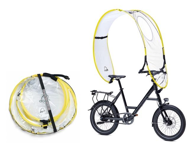 雨だけどチャリで来た。画期的な自転車用雨よけシールドが発売 | ギズモード・ジャパン