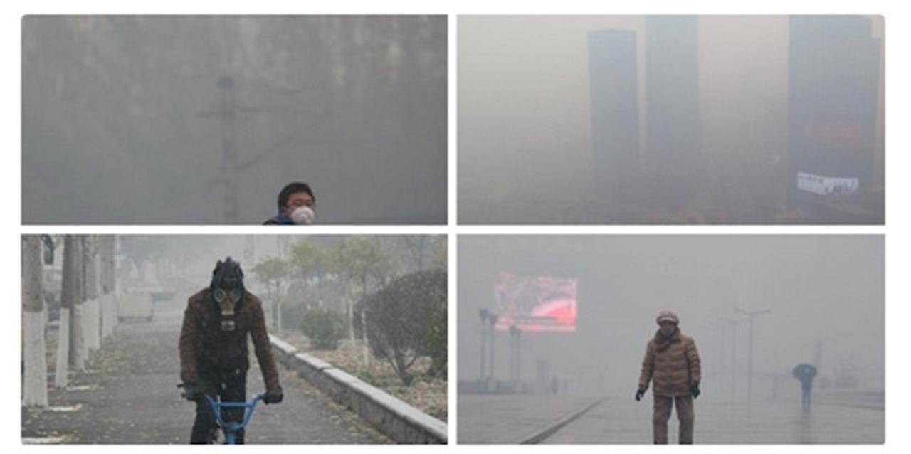 PM 2.5濃度が1400…！中国国営通信も｢世も末｣報道
