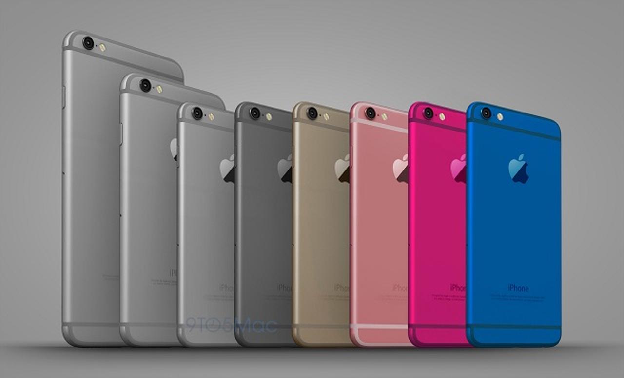 iPhone 6cはこうなる？ 6色のカラフルなモック画像が登場