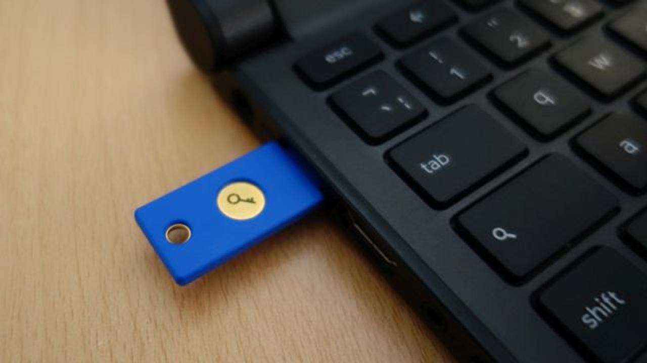 USBをGmailの2段階認証に使う方法