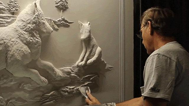 石膏職人が描く、立体アートができるまで | ギズモード・ジャパン