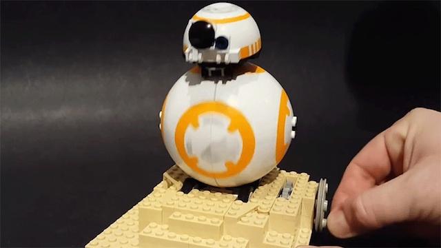 レゴDIY、クルクル回るBB-8を作ってみました。全部レゴの部品