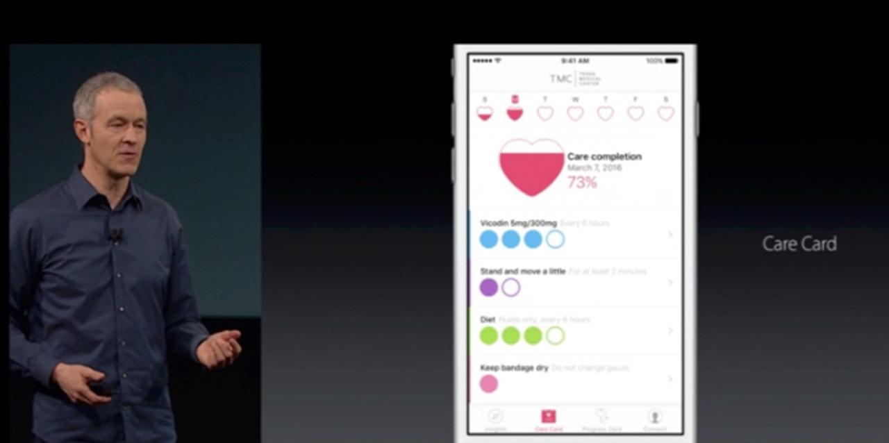 アップル、｢CareKit｣発表。最初のアプリはパーキンソン病の患者が対象