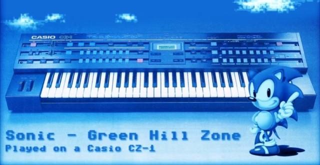 ドラム以外）カシオCZ-1のみでソニックの｢Green Hill Zone｣を演奏