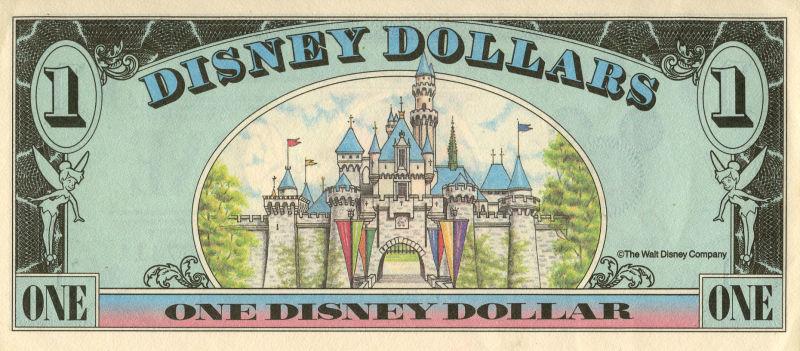 ディズニーだけで使えるドル紙幣、｢ディズニードル｣が廃止へ
