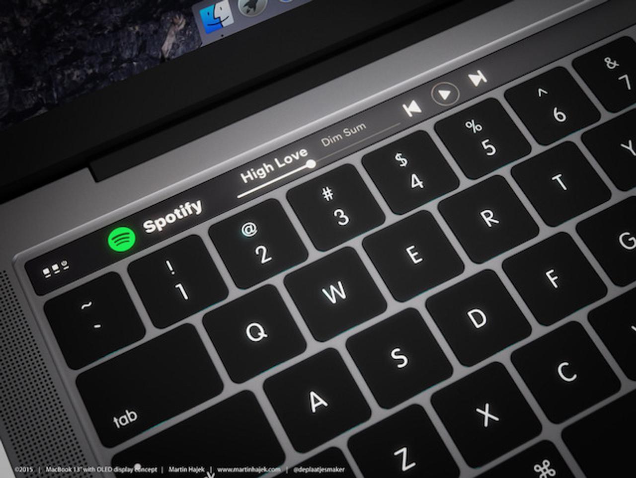 タッチでアプリをコントロール。新型MacBook Proのコンセプトに惚れちゃいそう