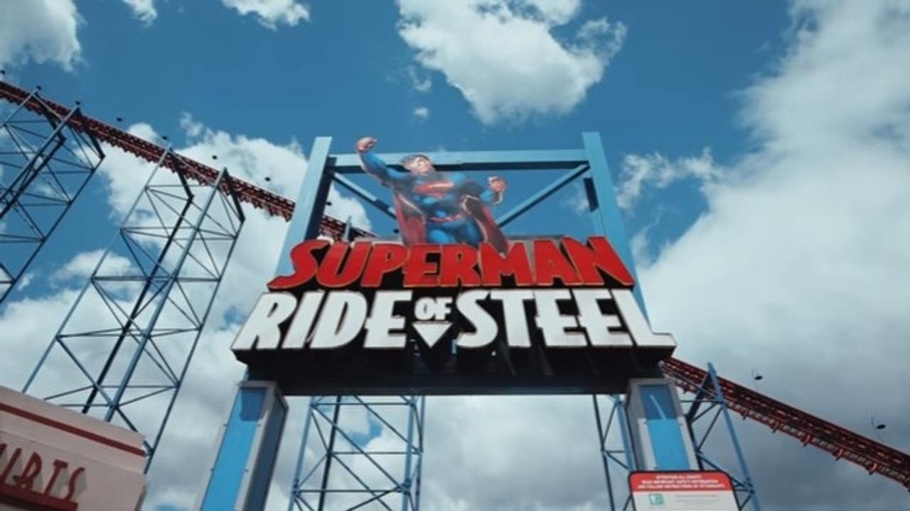 VR＋ジェットコースター｢スーパーマン・ライド・オブ・スティール｣体験映像