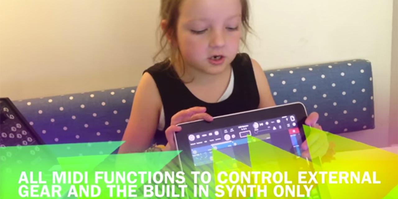 6歳の女の子がiPad MIDIシーケンサーをレビューするよ
