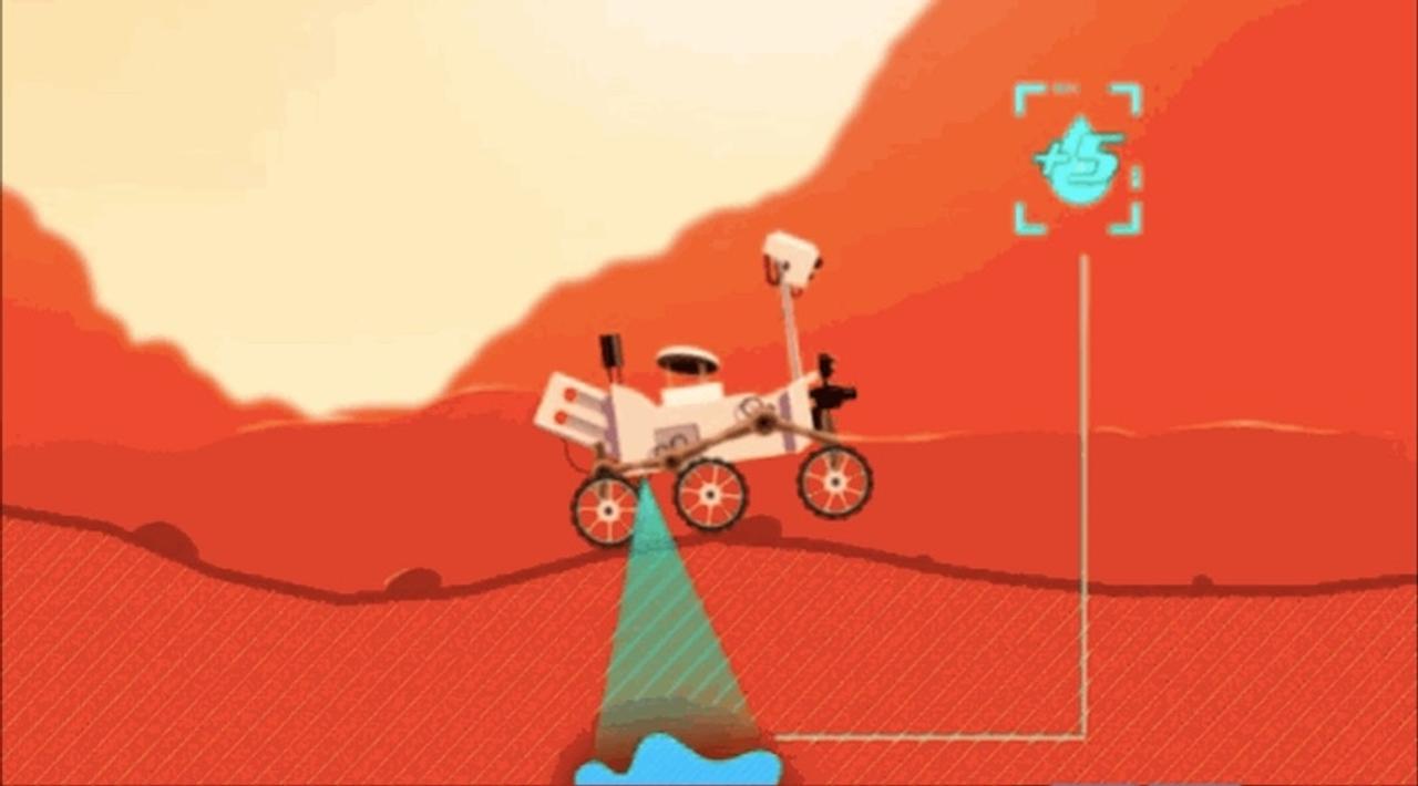 火星探査機キュリオシティを操作できるNASAのミニゲームがなかなかかわいい