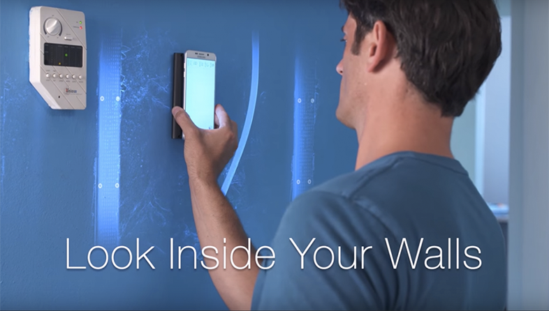 DIYの必需品になるかも…スマホで壁の中を透視できちゃうデバイス｢WalabotDIY｣
