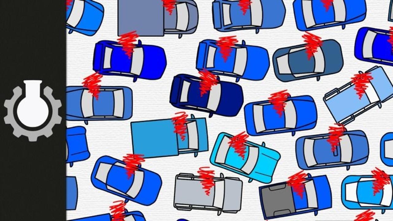 ヘタな運転が原因で渋滞が起きるのがよくわかる動画