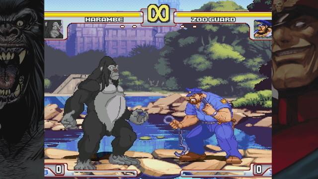 射殺されたゴリラのハランベが格闘ゲームに参戦?2