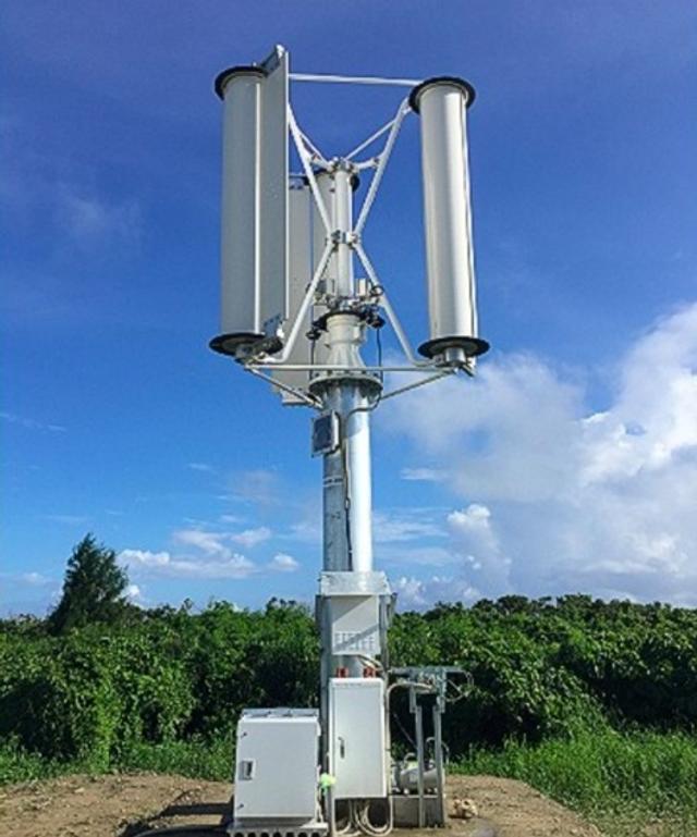 株式会社チャレナジー 台風発電 垂直軸型マグナス風力発電機 2