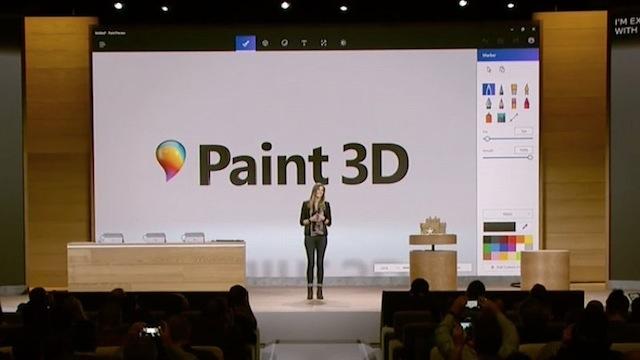 Windows Creators Update Paint 3D 1