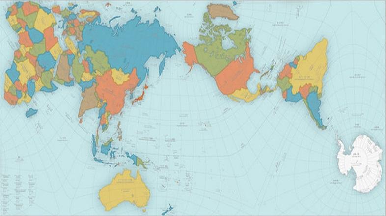 これが正しい地球の姿。世界の見方を変える｢オーサグラフ世界地図｣ | ギズモード・ジャパン