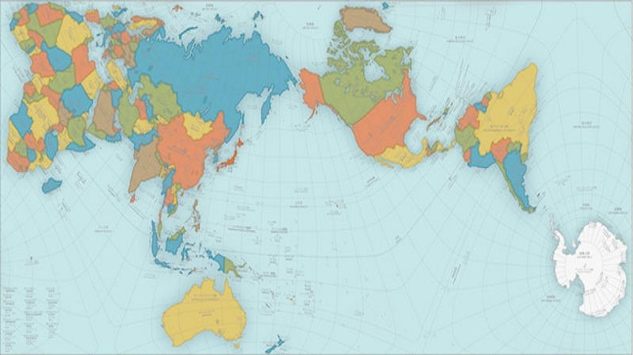 これが正しい地球の姿。世界の見方を変える｢オーサグラフ世界地図｣