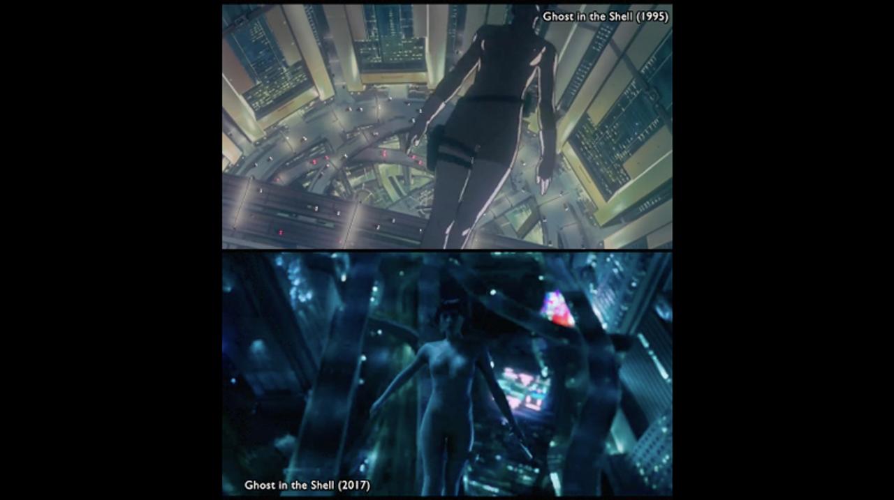実写映画版 攻殻機動隊 を原作アニメの各シーンと並べて比較 ギズモード ジャパン 実写映画版 攻殻機動隊 を原作アニメの各シーンと並べて比較 ギズモード ジャパン