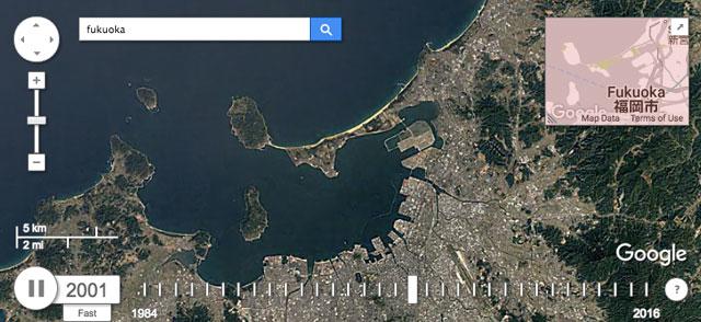 Google Earth Engine タイムラプス