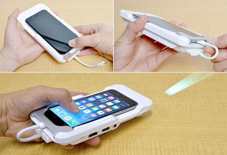 プロジェクター 本体　アウトドア　iPhoneケーブル付 プロジェクター 本体 アウトドア iPhoneケーブル付