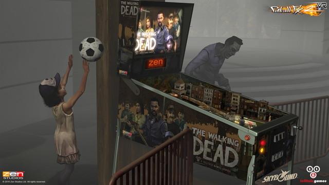 台の隣にゾンビが! VR『ウォーキング・デッド』ピンボール 台の隣にゾンビが! VR『ウォーキング・デッド』ピンボール