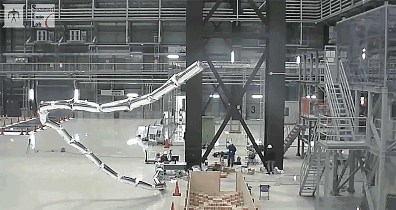 その名も｢ジャコメッティアーム｣。東工大が人工筋肉で動くバルーン構造の巨大ロボットアームを開発