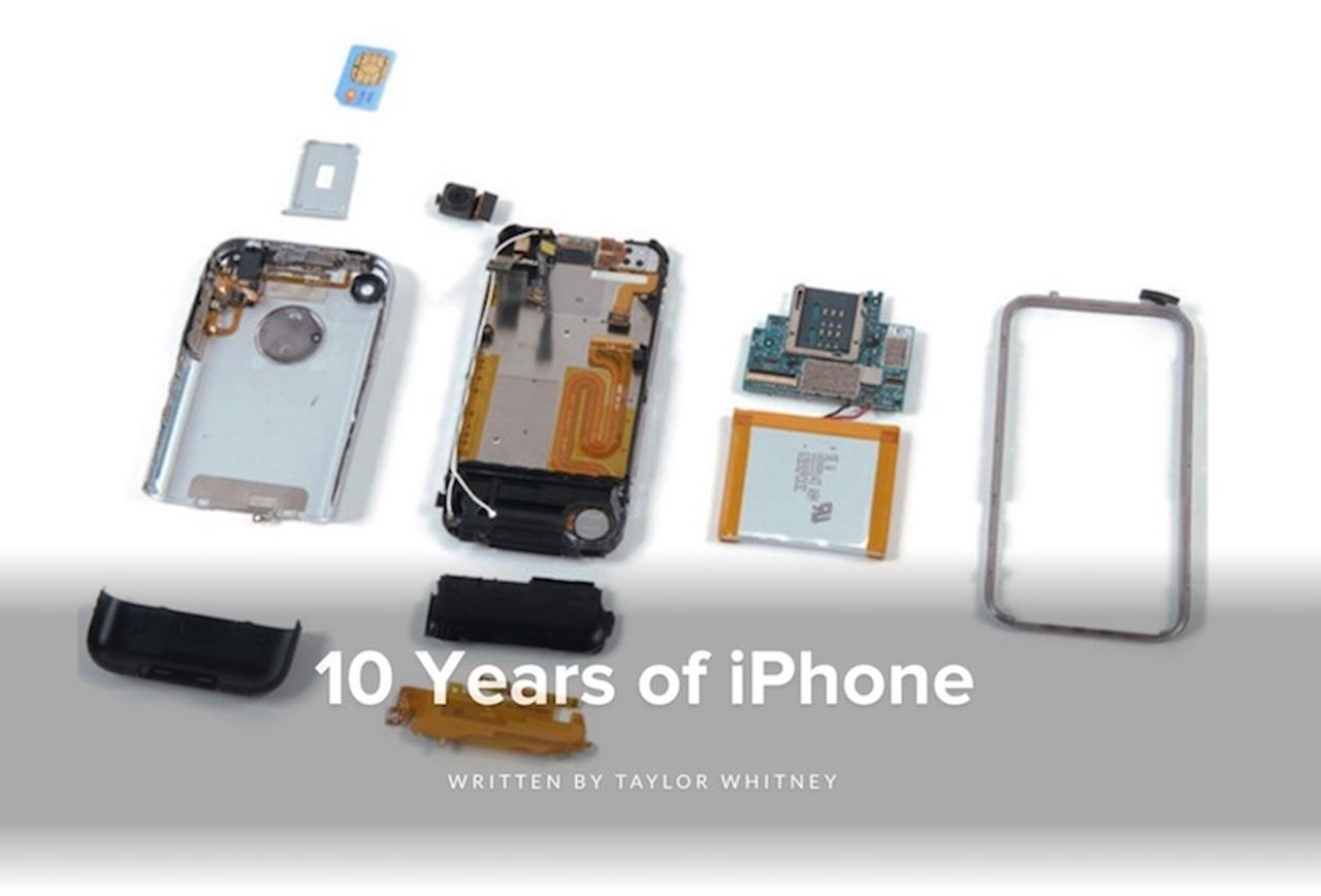 iPhoneバラして10年。iFixitがiPhone全モデルの分解レポートまとめを公開