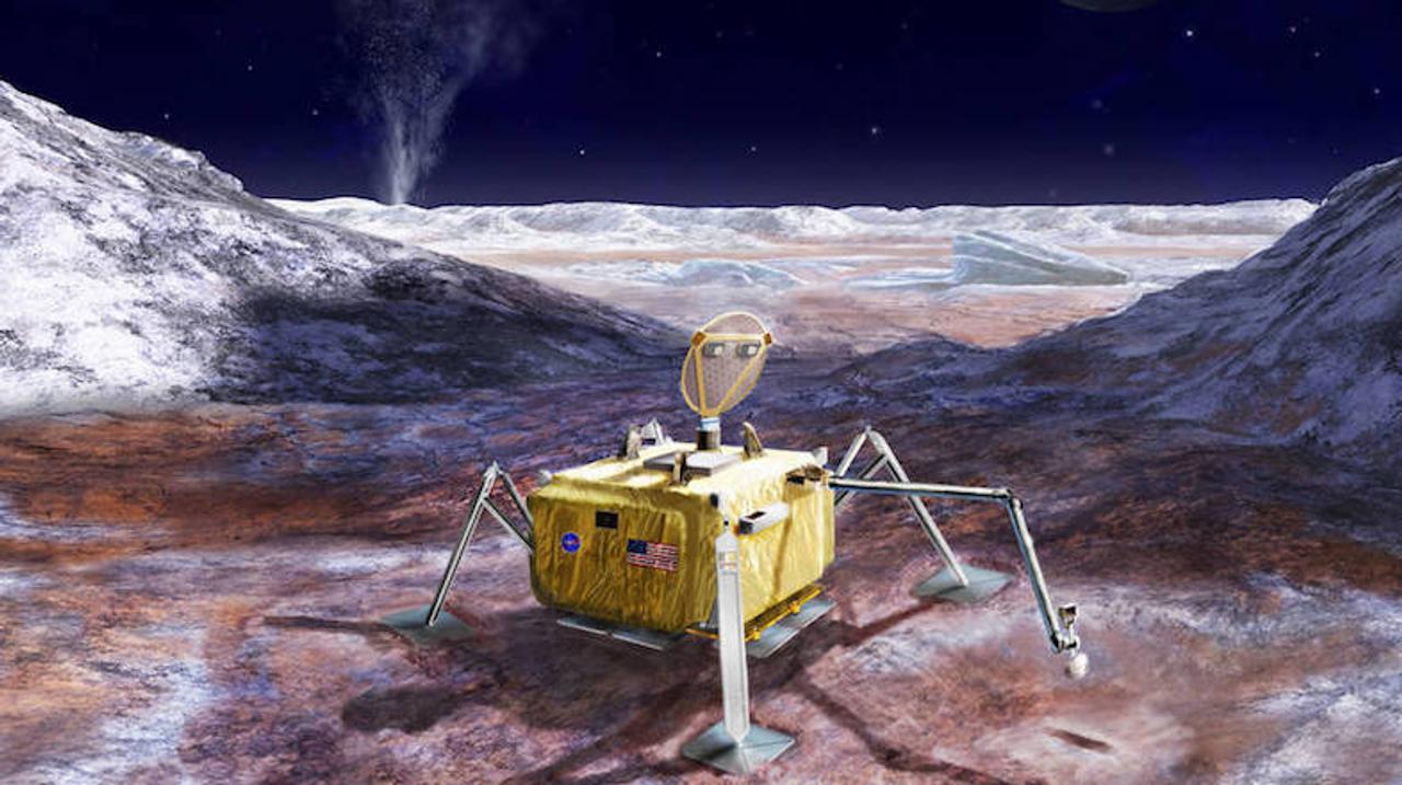 NASAがエウロパで地球外生命探査を計画中。地表の氷をドリルで削ってサンプルを回収予定