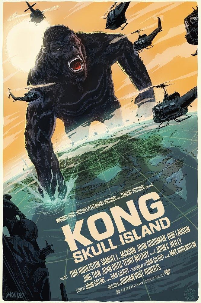 王が大暴れ。映画『キングコング：髑髏島の巨神』新予告編＆ポスター数